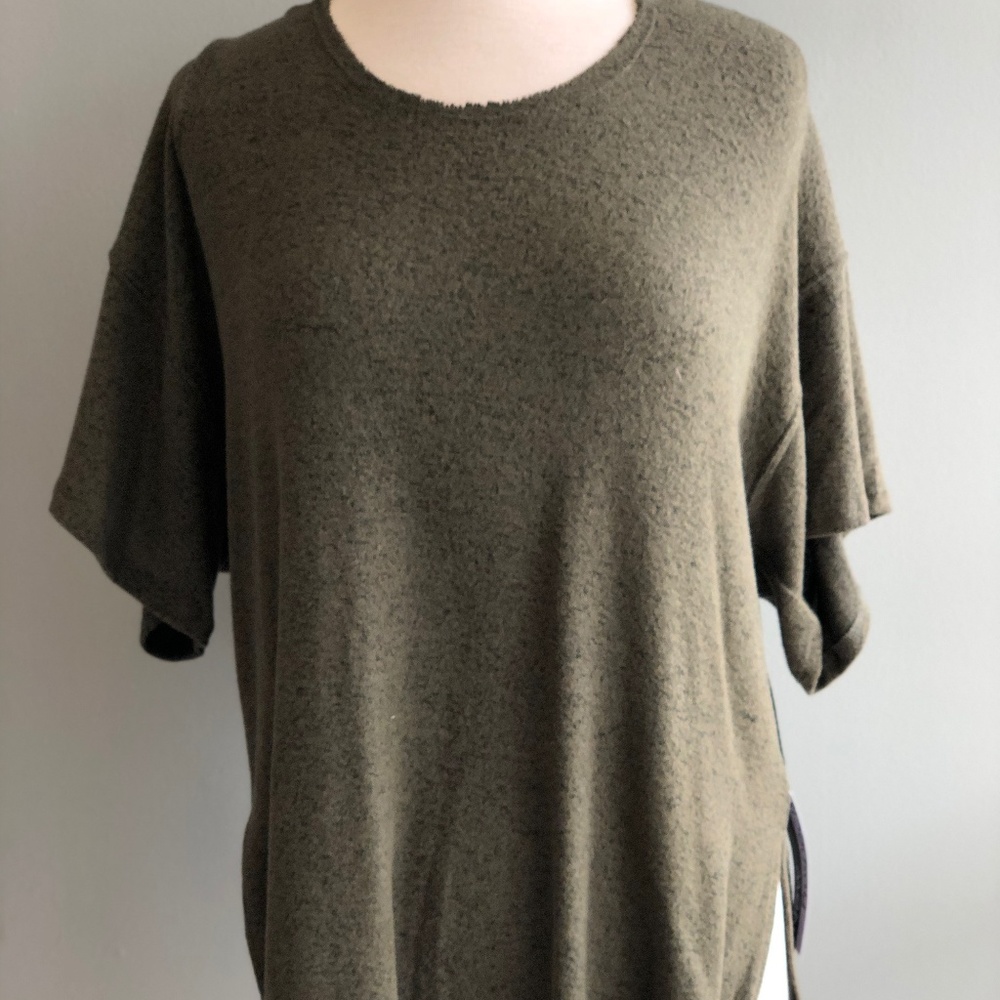 Green Tshirt Hoodie